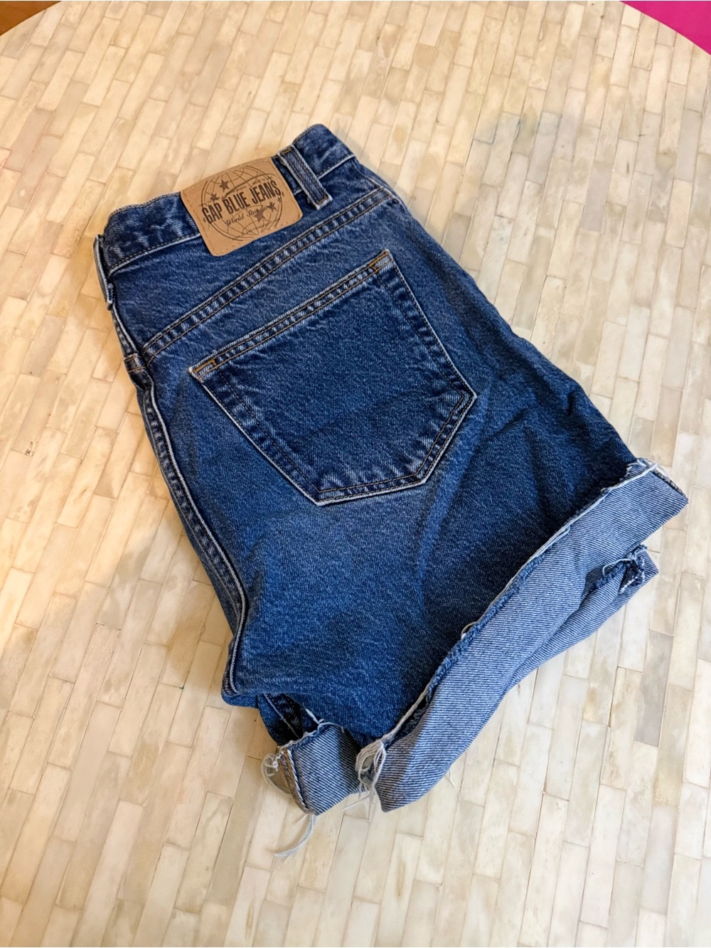GAP blue jean shorts